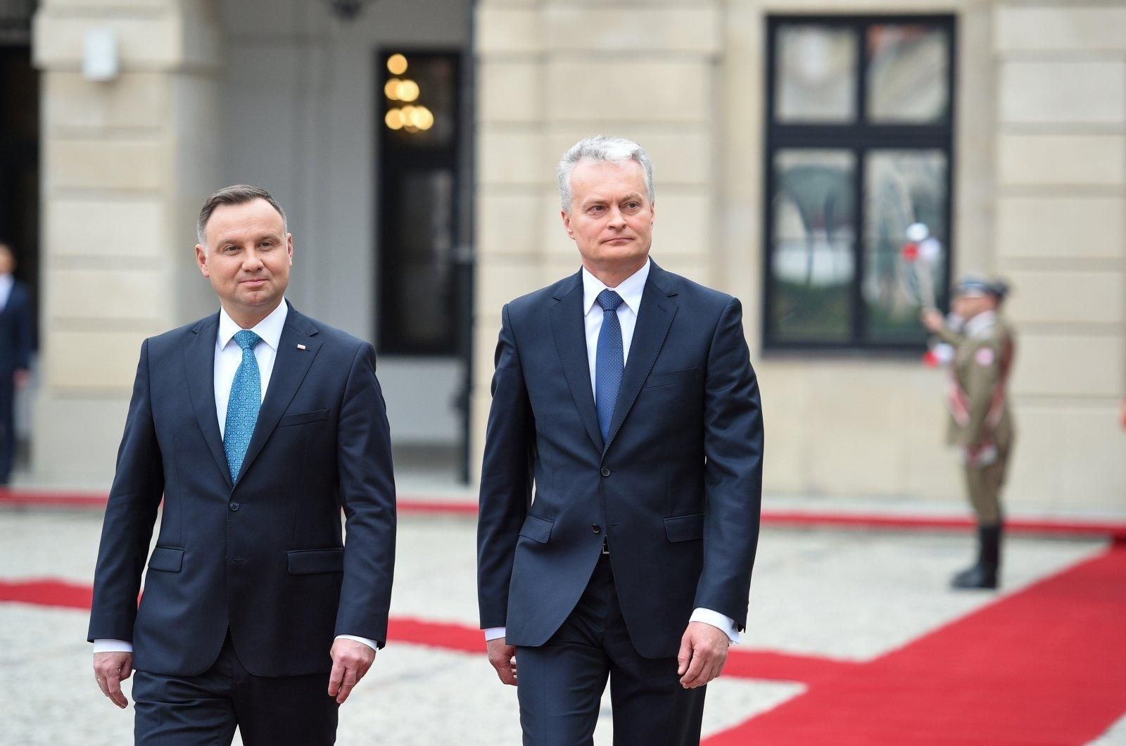 Президенты Польши А.Дуда и Литвы Г. Науседа