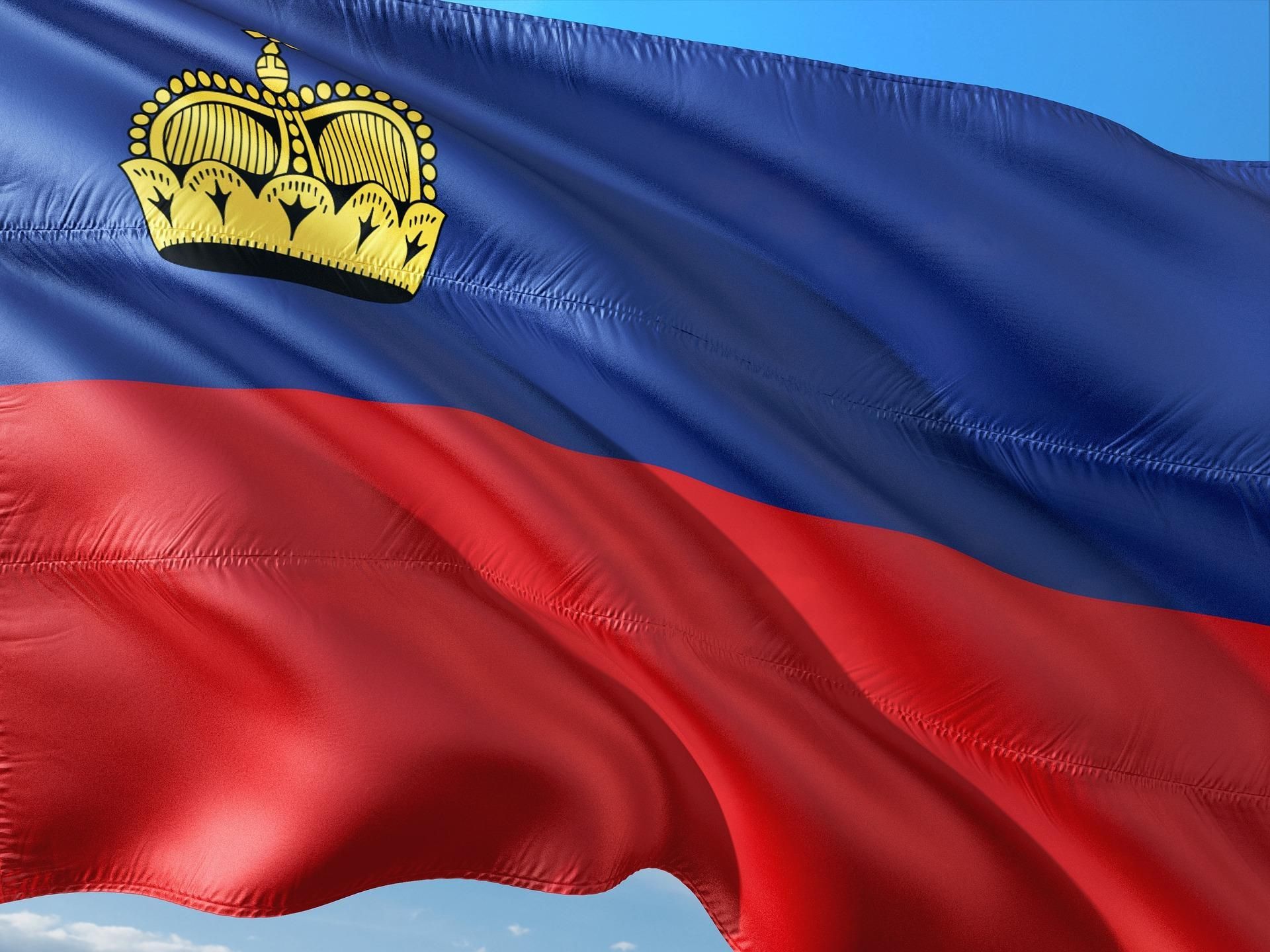 Флаг Лихтенштейна. Фото © Pixabay