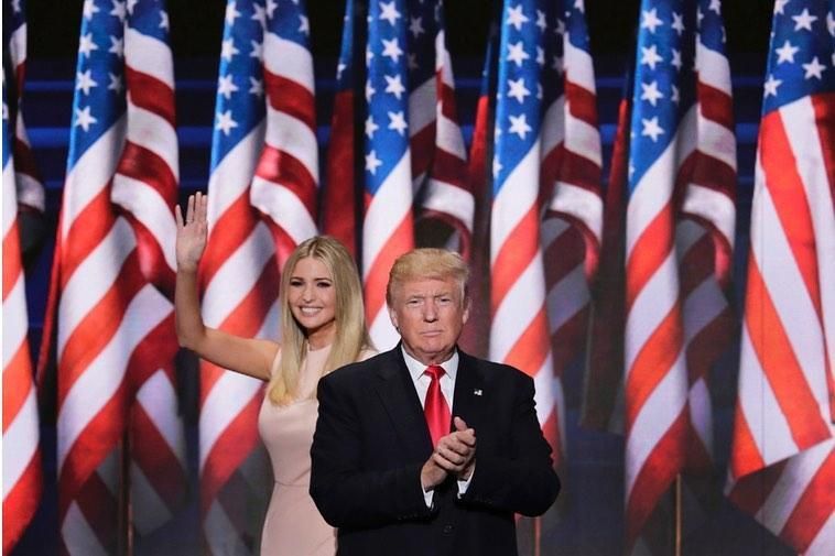 Президент США Дональд Трамп и его дочь Иванка Трамп. Фото © Instagram / ivankatrump