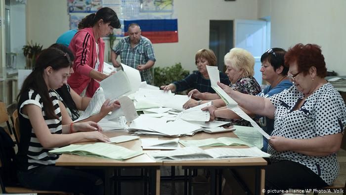 Избирательный участок в Симферополе (фото из архива)