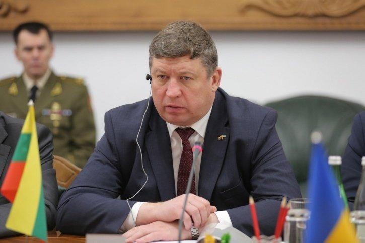Литовский министр обороны Раймундас Кароблис