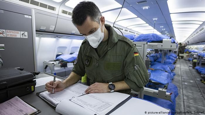 На борту самолета ВВС Германии A310 MedEvac (фото из архива)