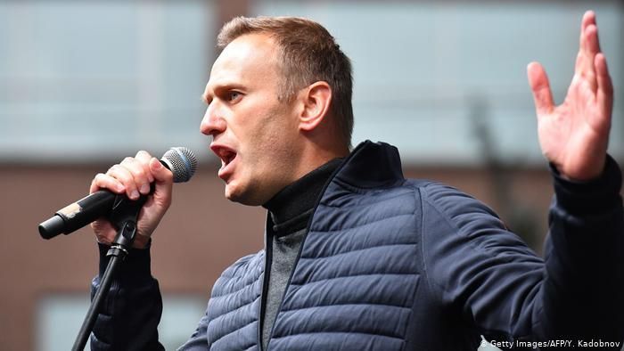 Алексей Навальный на митинге в Москве, сентябрь 2019 года