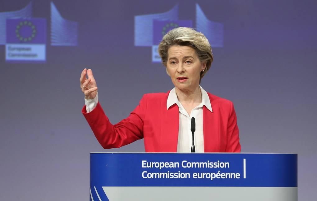 Глава Еврокомиссии Урсула фон дер Ляйен © EPA-EFE/FRANCOIS WALSCHAERTS / POOL