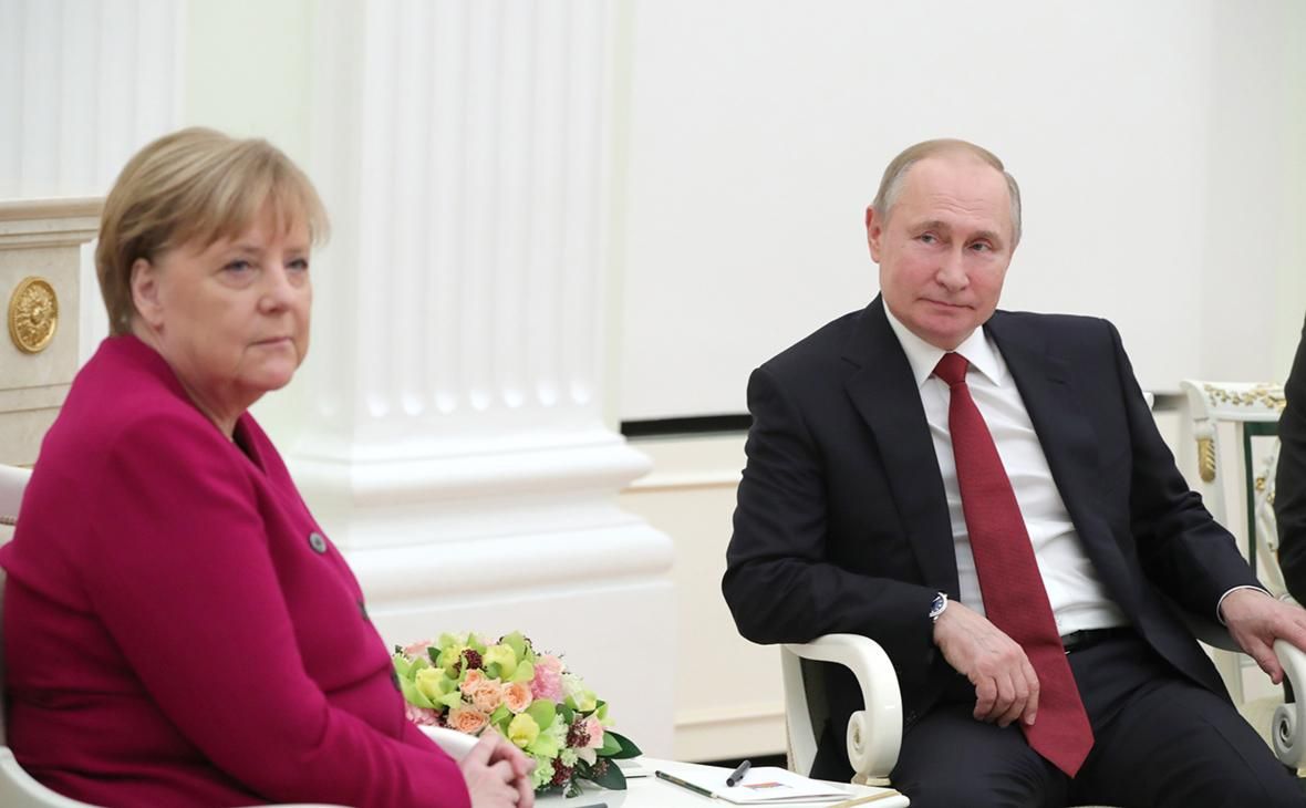 Ангела Меркель и Владимир Путин (Фото: Михаил Климентьев / ТАСС)
