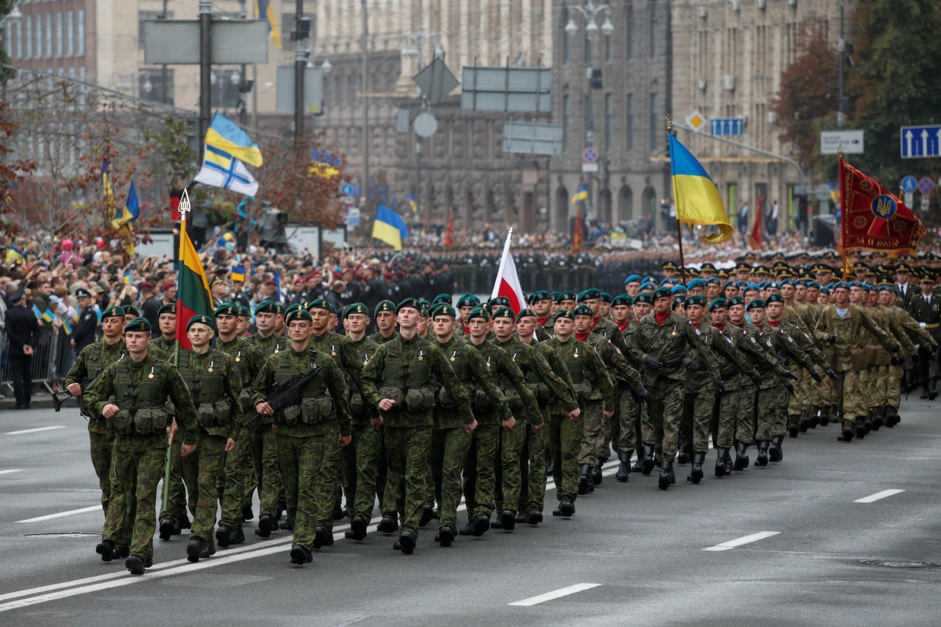 Военные совместной бригады LitPolUkrBrig Reuters © Valentyn Ogirenko