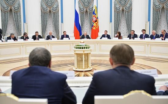 Совещание президента В.Путина с крупнейшими миллиардерами России