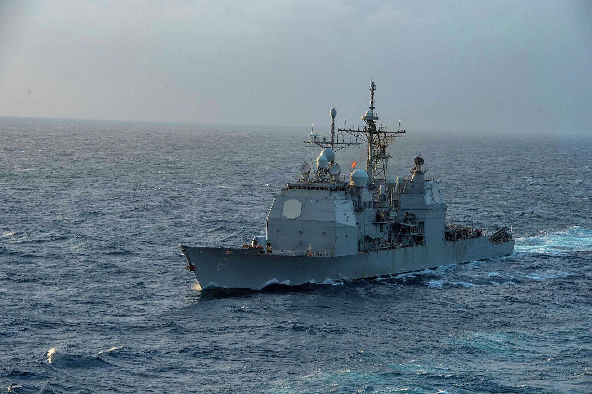 © Фото : U.S. Naval Forces Europe and Africa / U.S. Sixth Fleet Эсминец ВМС США Thomas Hudner