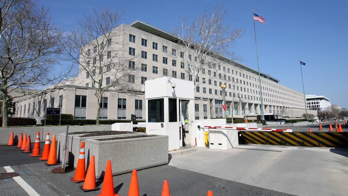 Здание Госдепартамента США в Вашингтоне  ©Владимир Машатин/ ИТАР-ТАСС