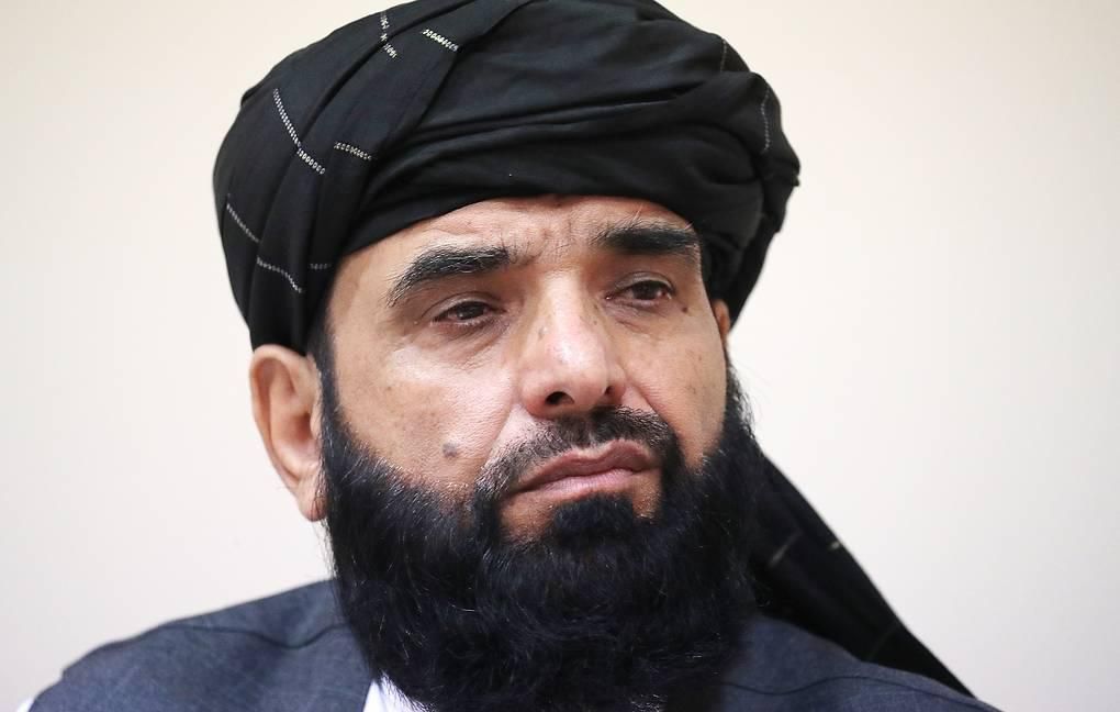 Представитель катарского политического офиса "Талибана" Мохаммад Сохаил Шахин © Сергей Савостьянов/ТАСС