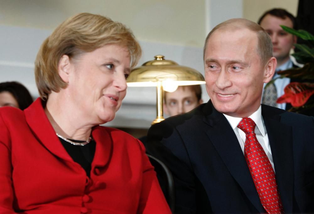 Ангела Меркель и Владимир Путин, 2006 г. Фото: РИА Новости/ Дмитрий Астахов