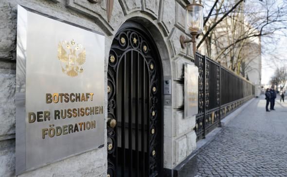 Посольство России в Берлине (Фото: Markus Schreiber / AP)