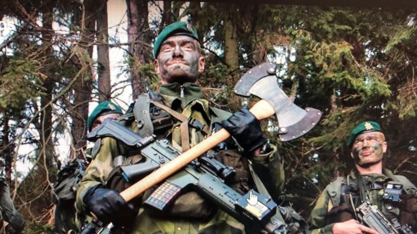 Солдаты шведской армии