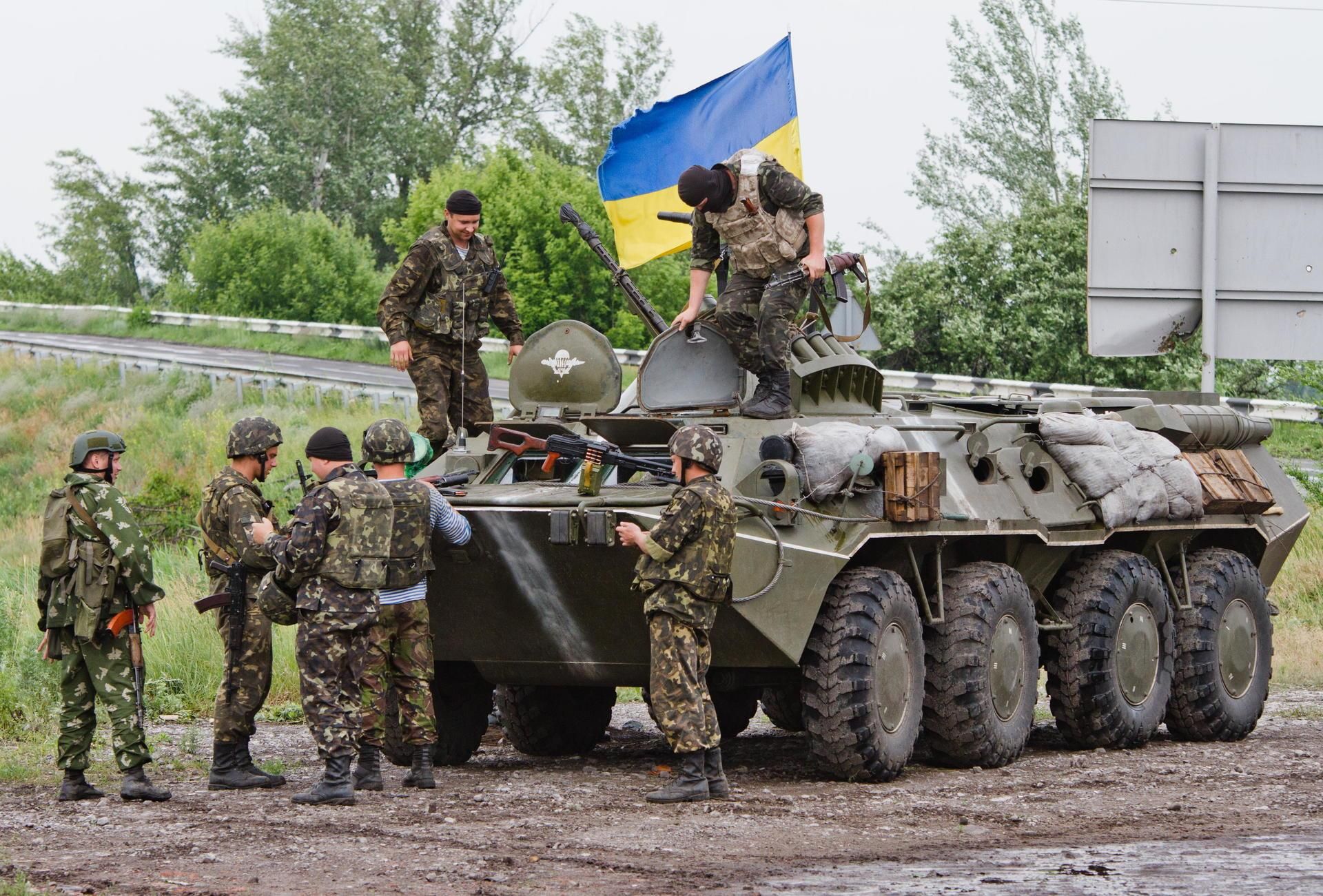 Украинские военнослужащие globallookpress.com © ZUMAPRESS.com / Sergii Kharchenko