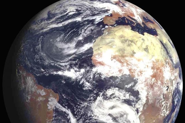 Снимок Земли из космоса. roscosmos.ru/