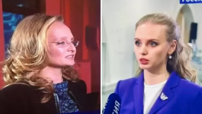 Катерину Тихонову (слева) и Марию Воронцову показывали по российскому телевидению, не уточняя, что это дочери президента