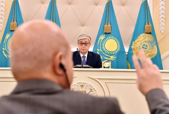 Президент Казахстана Касым-Жомарт Токаев Фото: Анатолий Жданов, Коммерсантъ