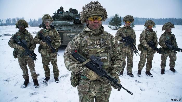 Британские военные сил НАТО в Эстонии (фото из архива)