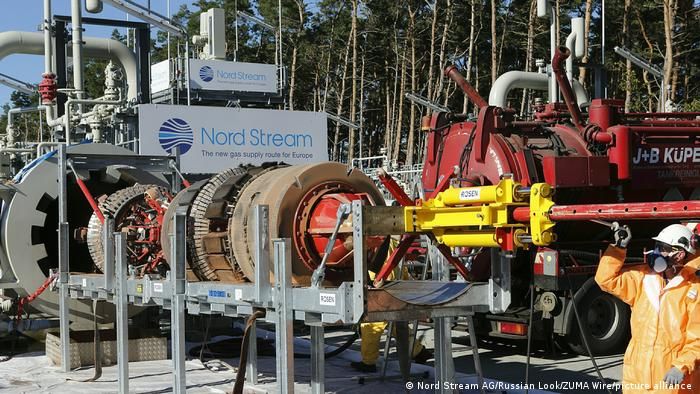 Техническое обслуживание газопровода "Северный поток" в Германии в 2018 году