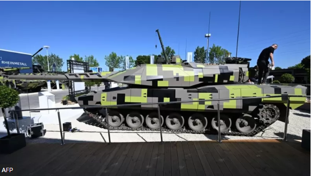Прототип KF51 Panther на выставке Eurosatory 2022