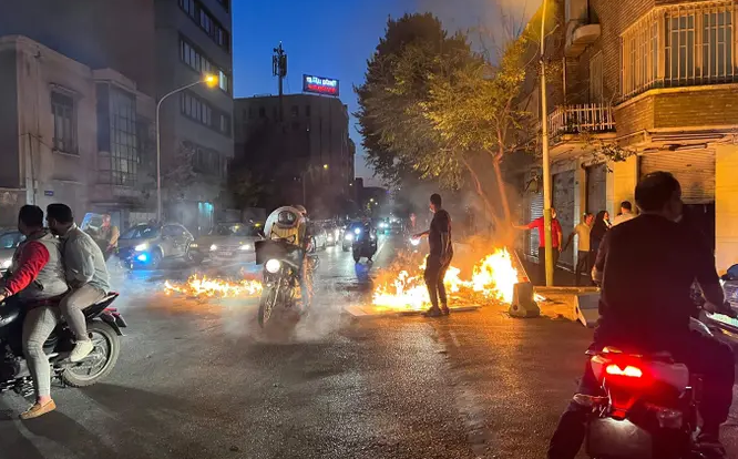 Протесты в Тегеране. Автор: SCANPIX/AFP