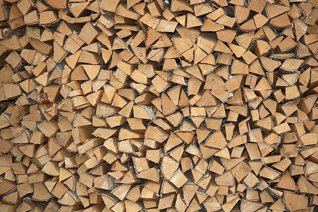 Березовые дрова. Фото: Wikimedia Commons.