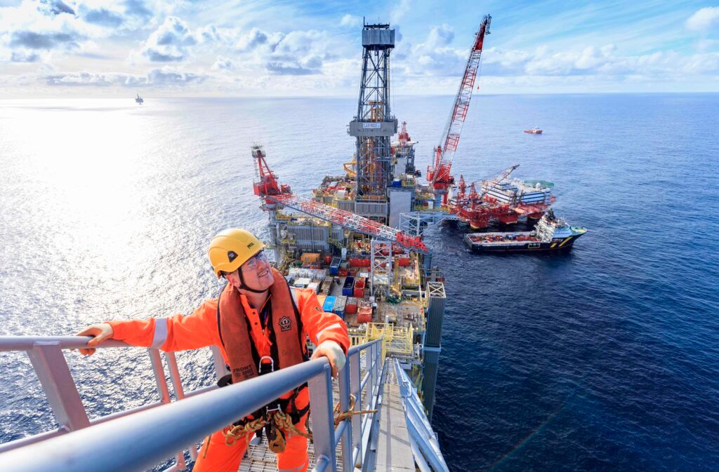 Нефтяная платформа British Petroleum в Северном море. Фото: Scanpix
