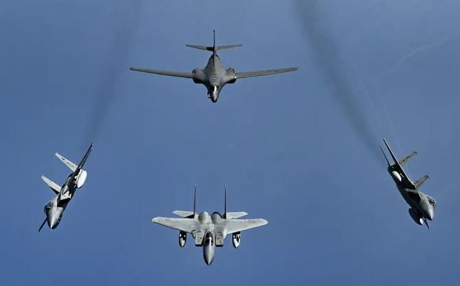 Учения ВВС США с союзниками на Ближнем Востоке осенью 2021 года. Автор: SCANPIX/USAF/Cover-Images.com