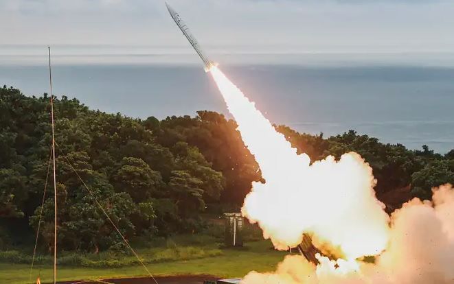 Тайваньская зенитная ракета Tien Kung II. Фото иллюстративное. Автор: SCANPIX/Taiwan Ministry of National Defense via AP