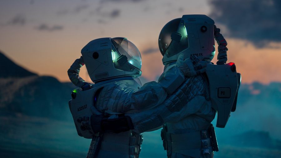 Любовь в космосе. Фото © Shutterstock