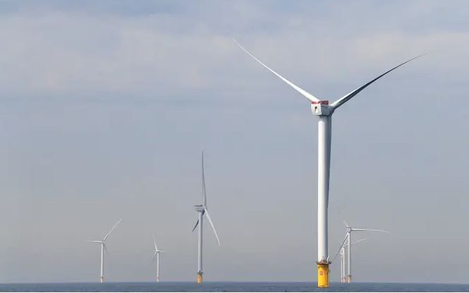 Ветряная электростанция Vattenfall в Северном море. Автор: SCANPIX/REUTERS/Piroschka van de Wouw