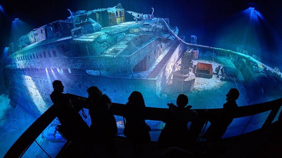 Крупномасштабная 360-градусная панорама кораблекрушения "Титаника". Обложка © Getty Images / Jens Schlueter
