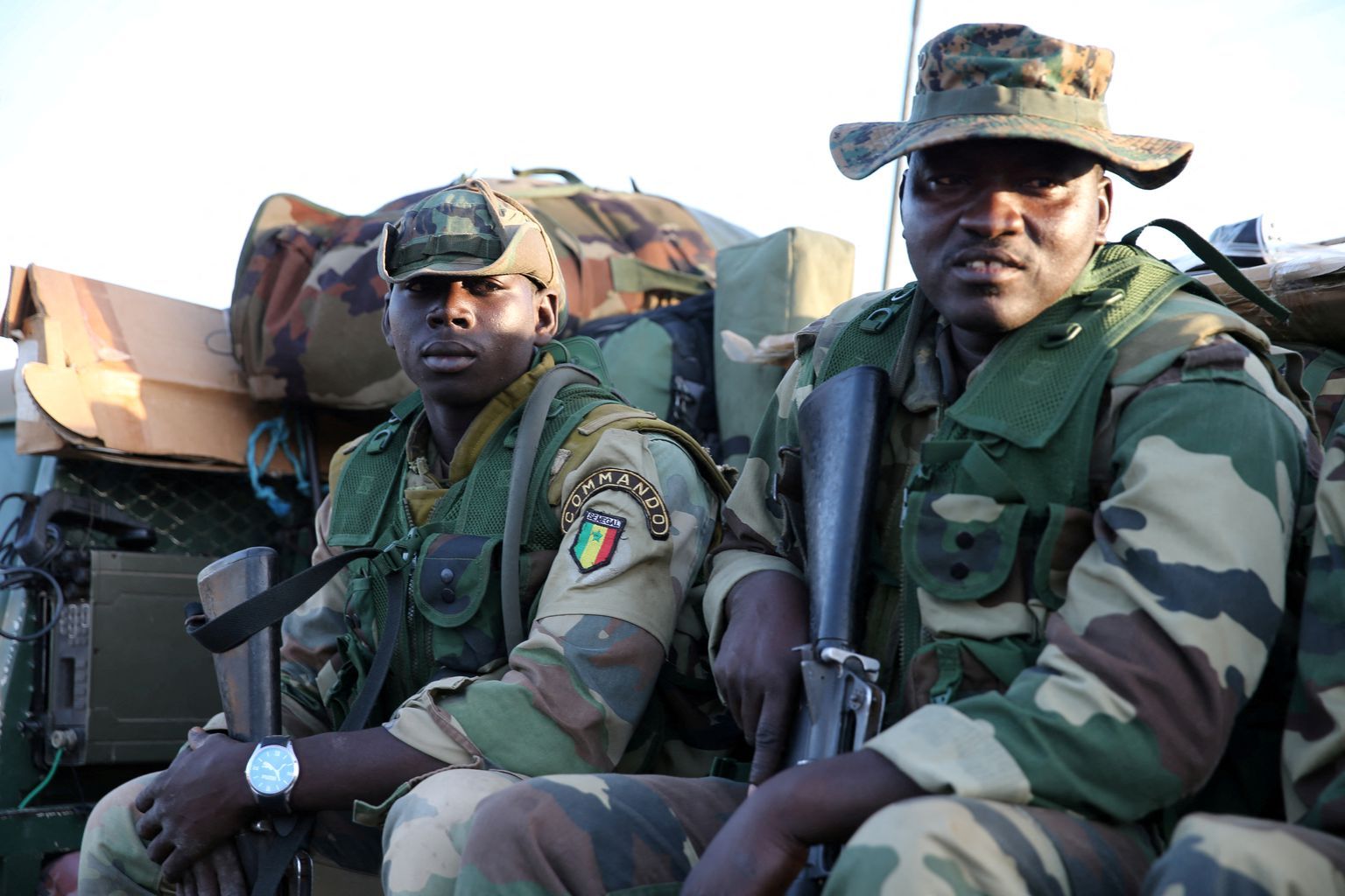 Военные ЭКОВАС из Сенегала. Фото: Afolabi Sotunde