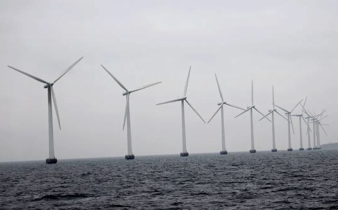 Морской ветропарк в Дании недалеко от Копенгагена. Автор: SCANPIX/REUTERS/Andreas Mortensen