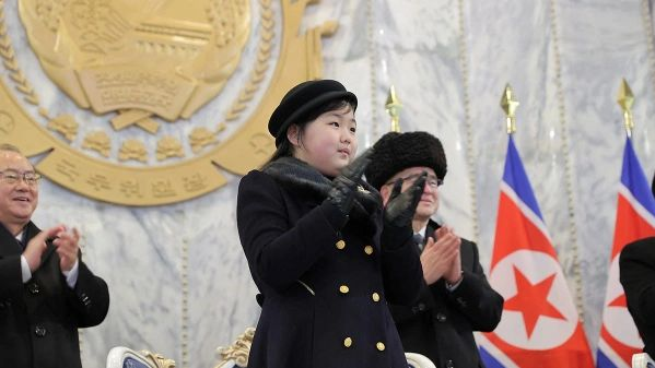 REUTERS Подпись к фото, Дочь Кима впервые появилась на публике в 2022 году