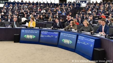 Голосование в Европарламенте 17 январяФото: Eric VIDAL/European Union 2023